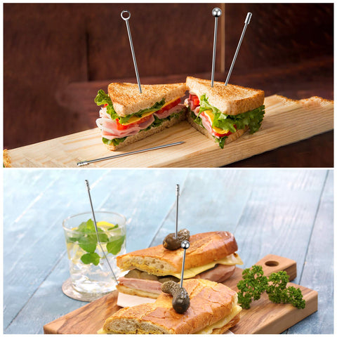 Lasiyanor cocktail picks ideal for olives and fruit garnishes