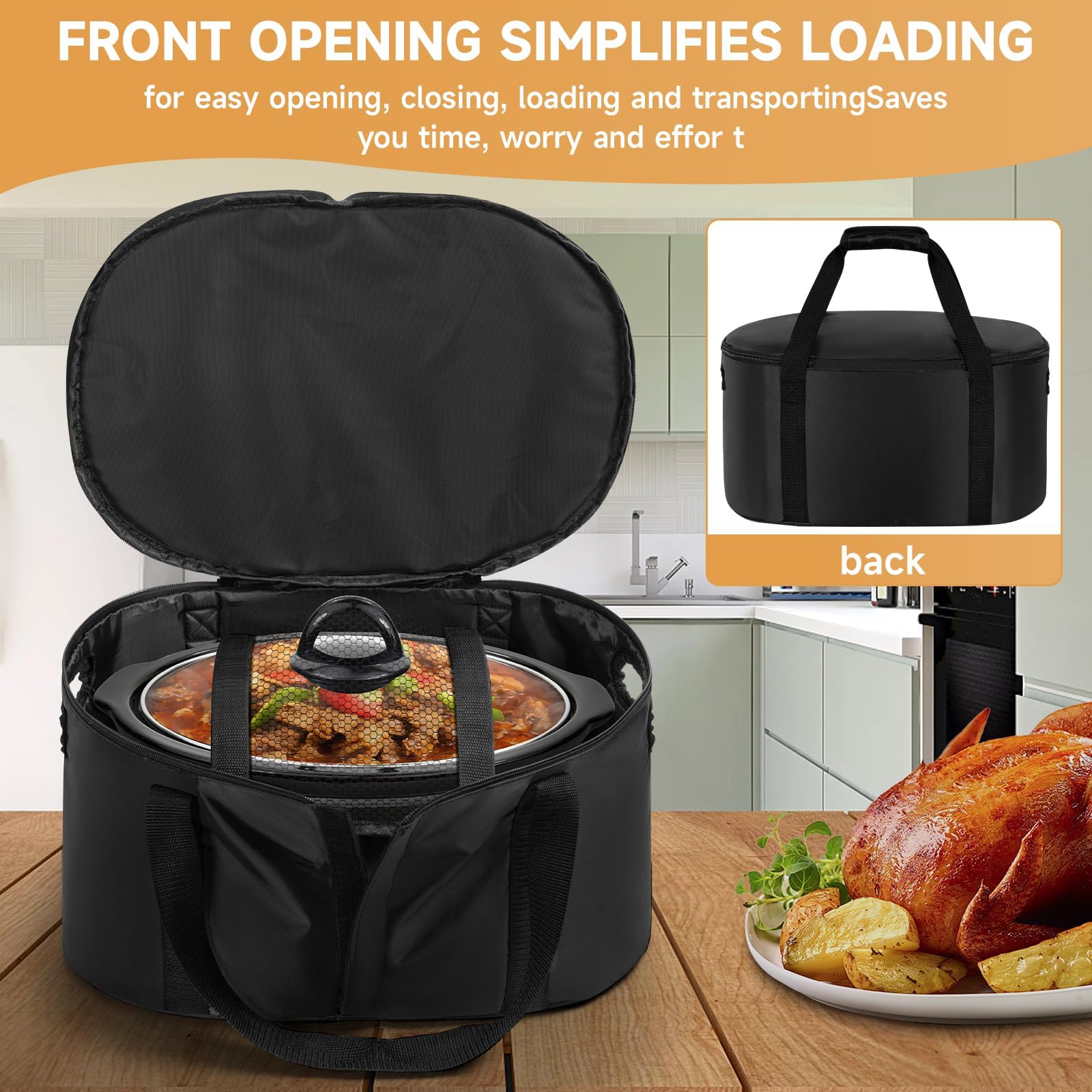 LASUK bag fits most 4-8 quart slow cookers