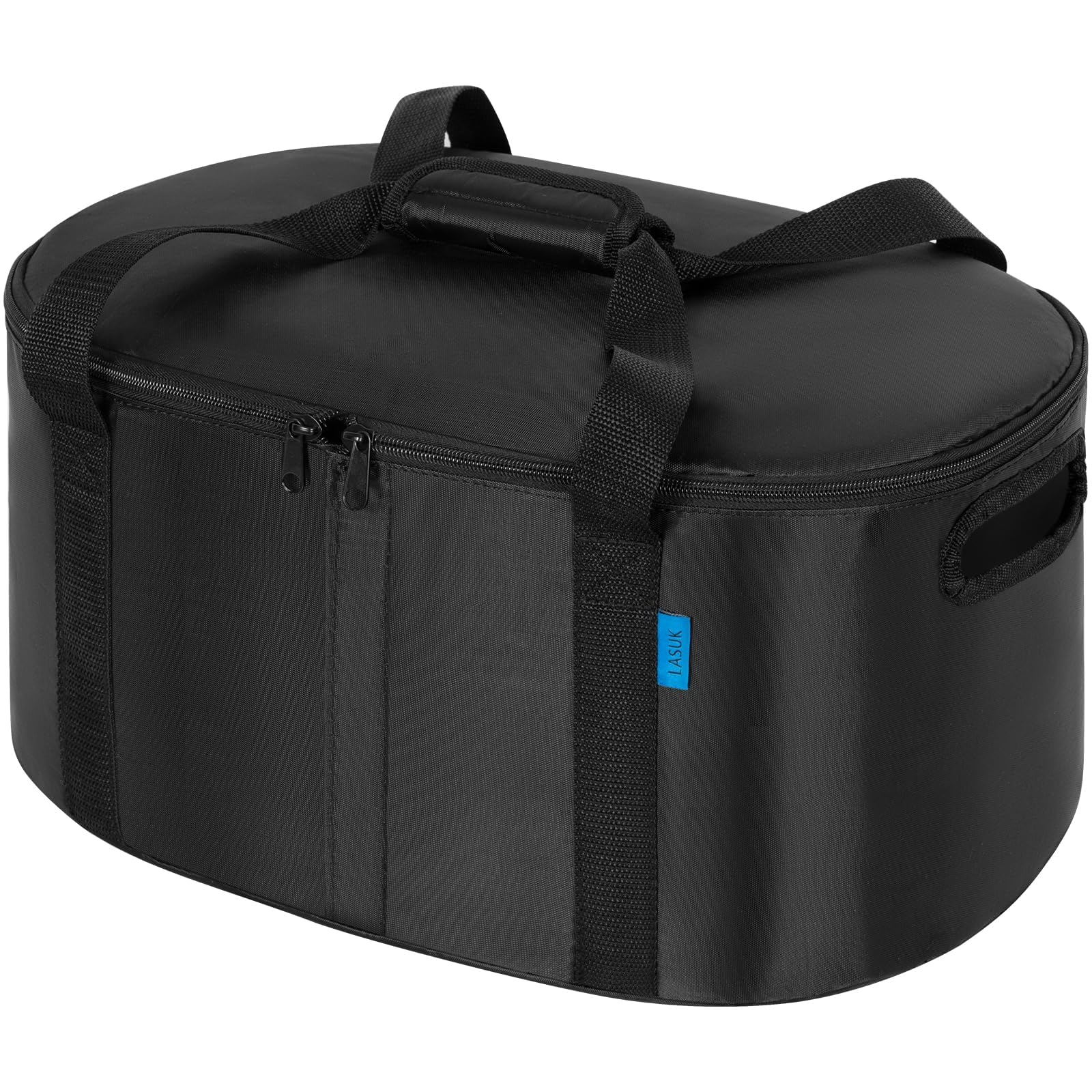 LASUK bag interior shows mesh to hold pot in place