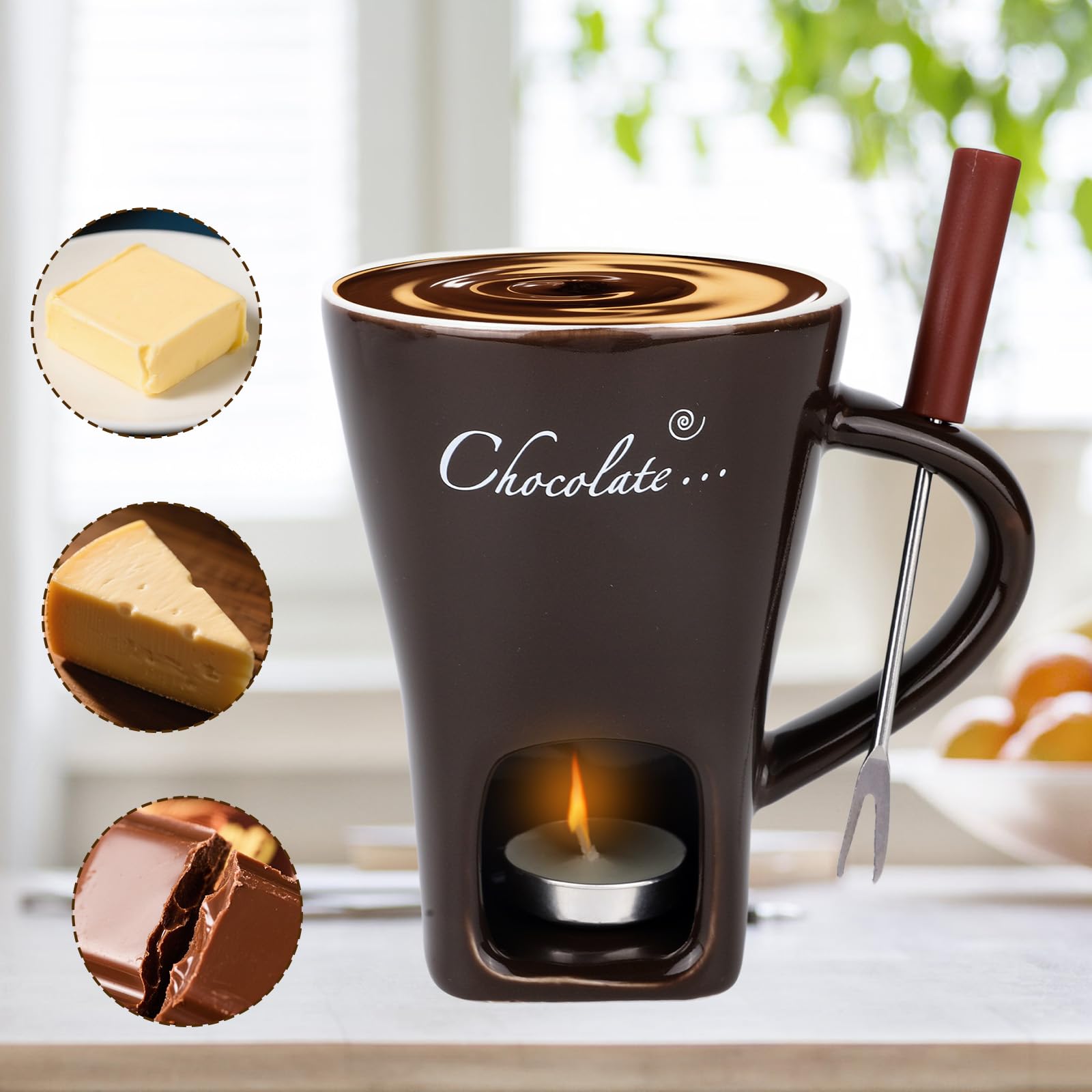 Lasuroa compact ceramic mug with clear dimensions for gifting.