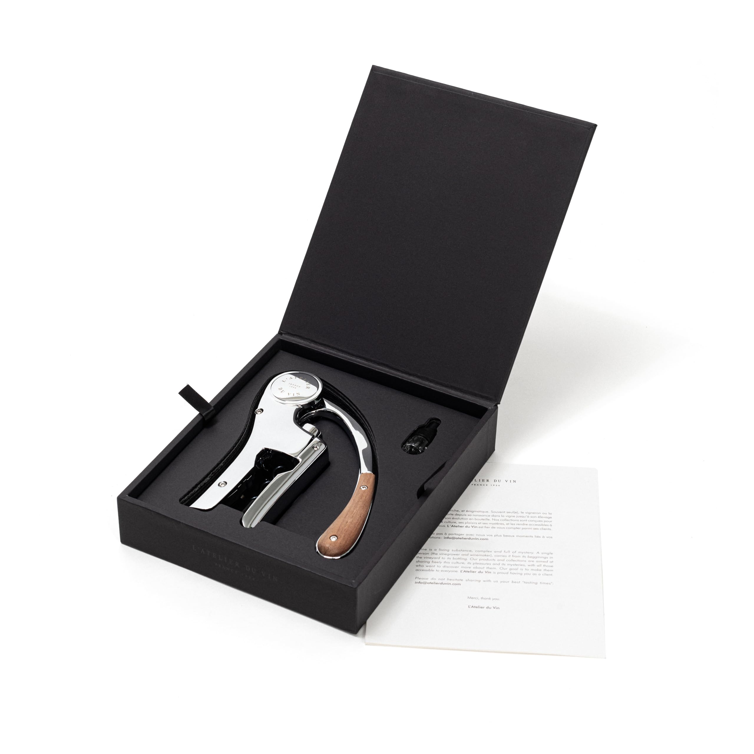 L'Atelier du Vin Oeno Motion spare spiral ensures ongoing readiness.