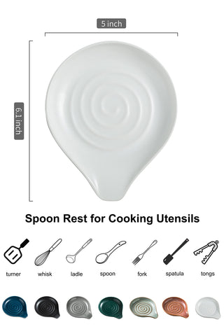 Lauchuh spoon rest on stove top keeps utensils organized
