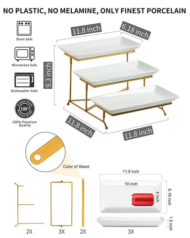 LAUCHUH collapsible rack stand enables versatile left or right display.