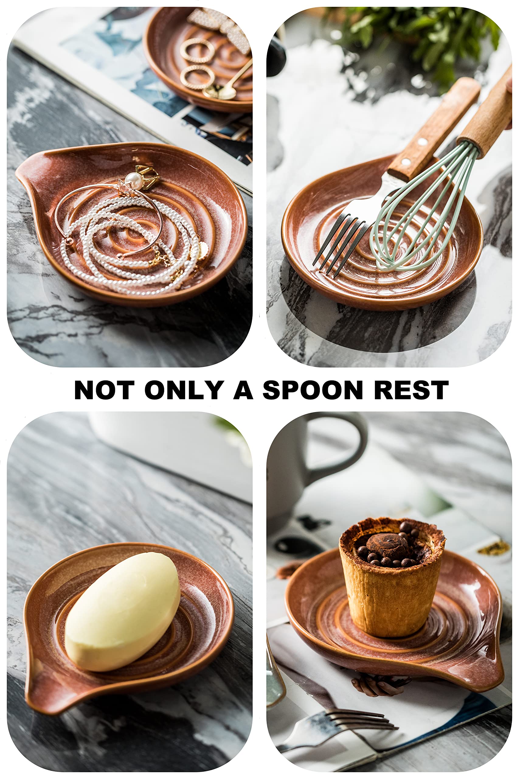 LAUCHUH dishwasher safe spoon rest is easy to clean