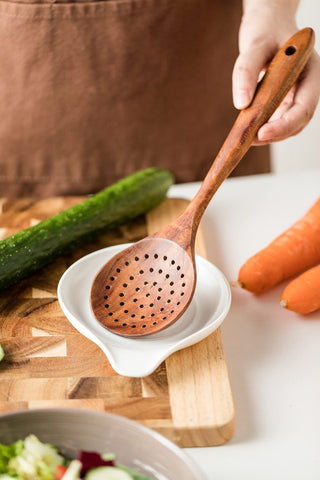 Lauchuh dishwasher-safe spoon rest for easy cleanup