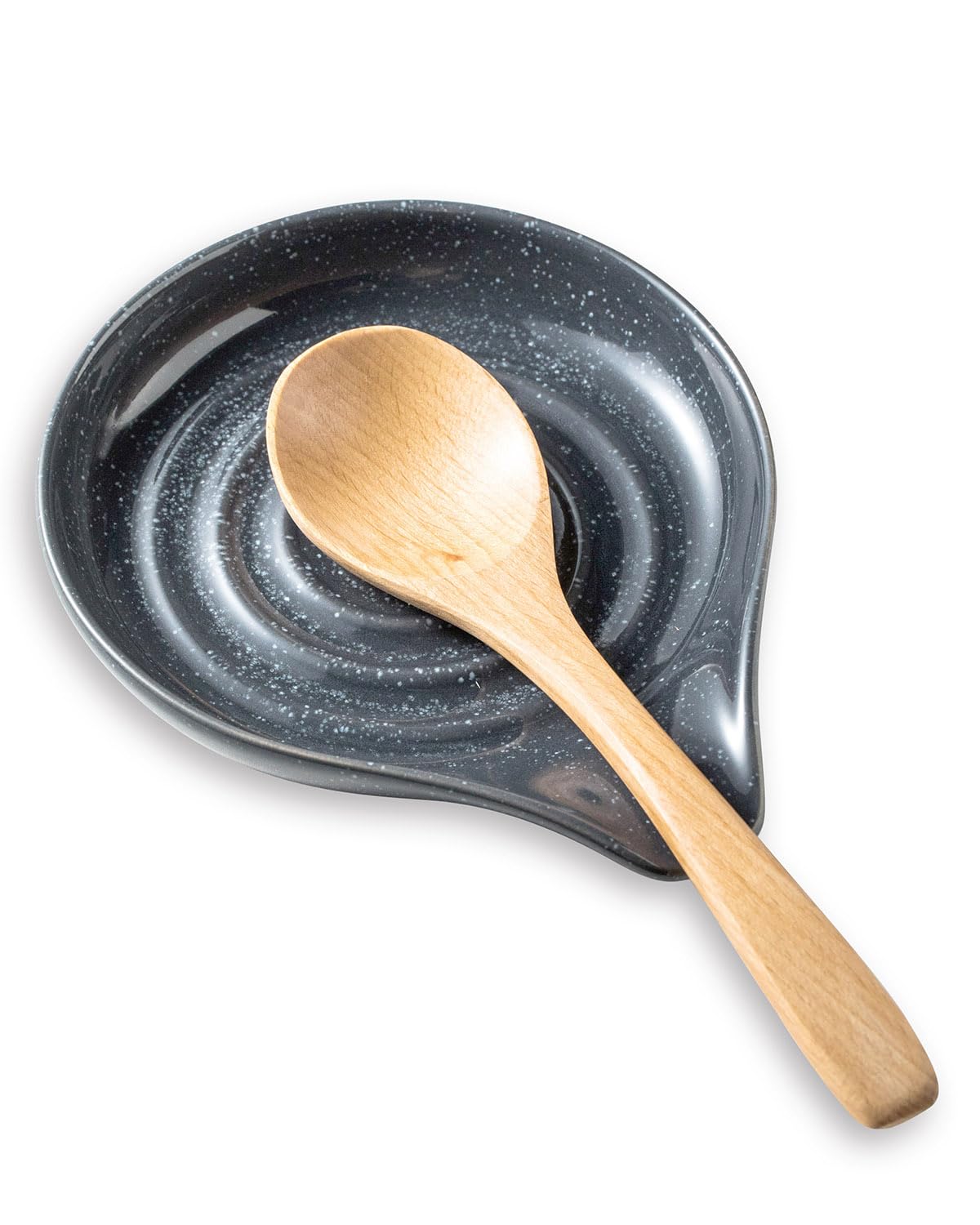 LAUCHUH spoon rest on stove top keeps utensils tidy during cooking.