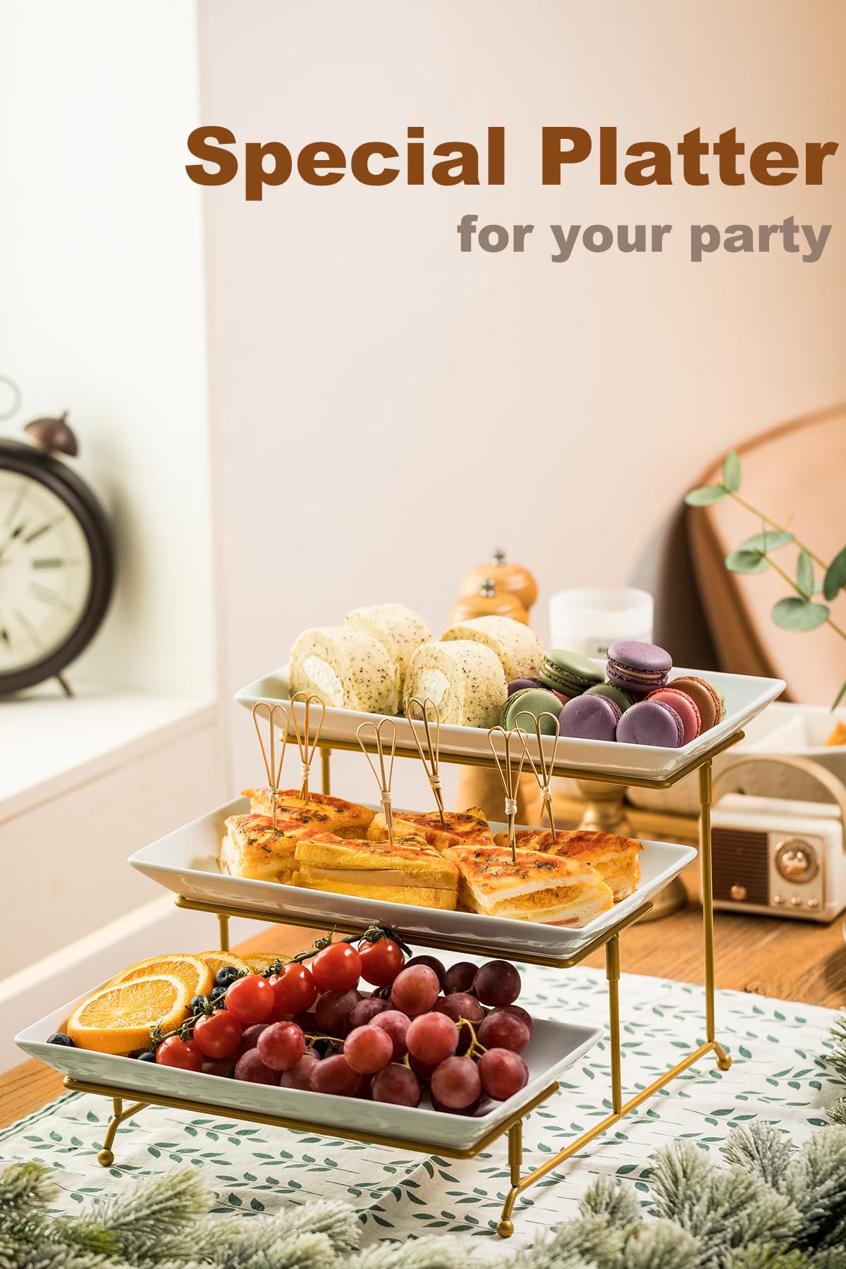 LAUCHUH white porcelain finish suits professional and casual entertaining.