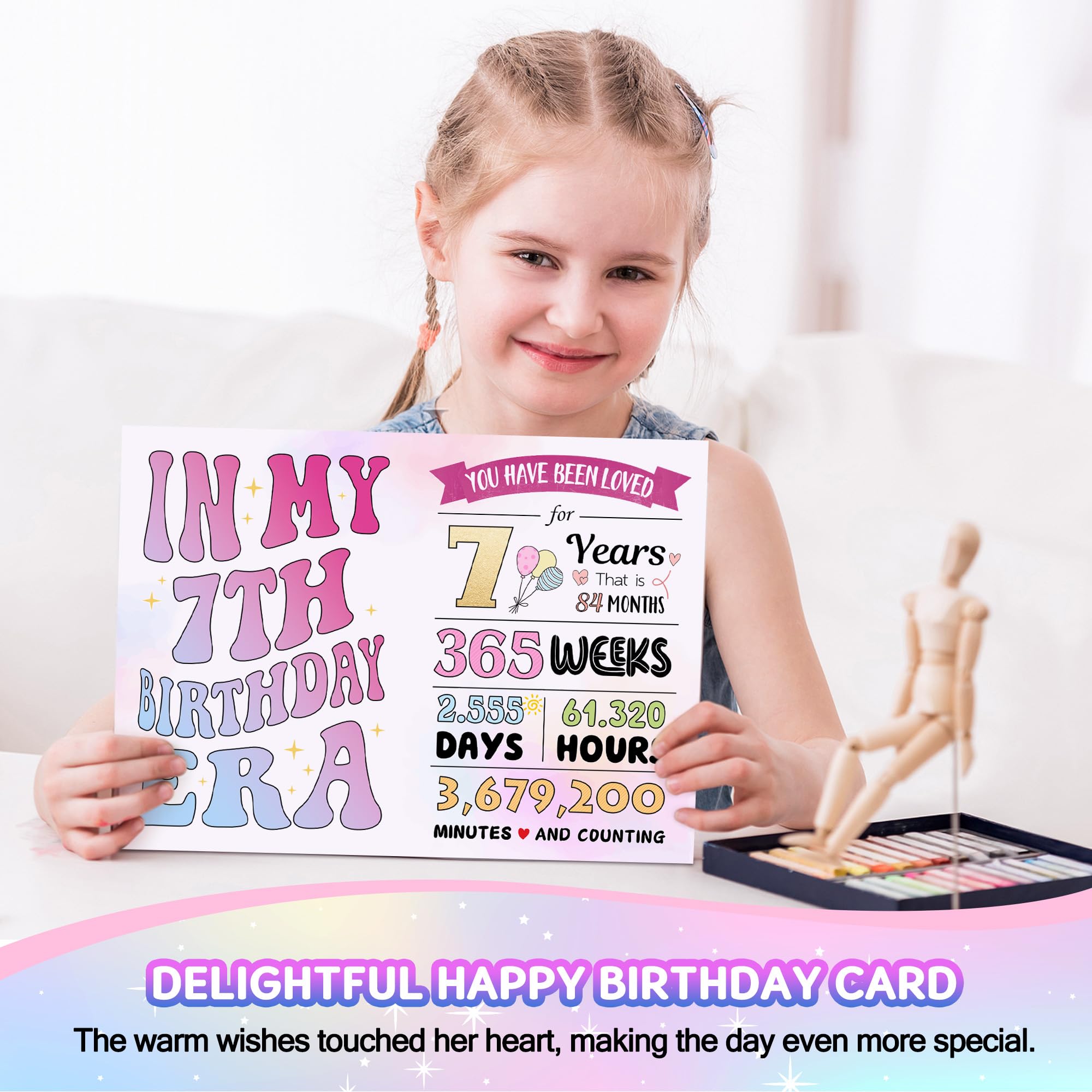 Launrada birthday greeting card shares warm wishes for the day.