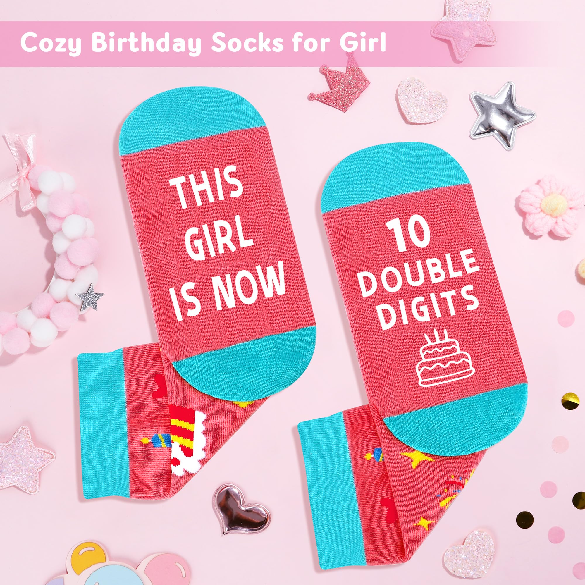 Launrada cozy birthday socks add warmth and cheerful style.