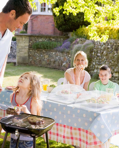Lauon dining protection against debris during meals.