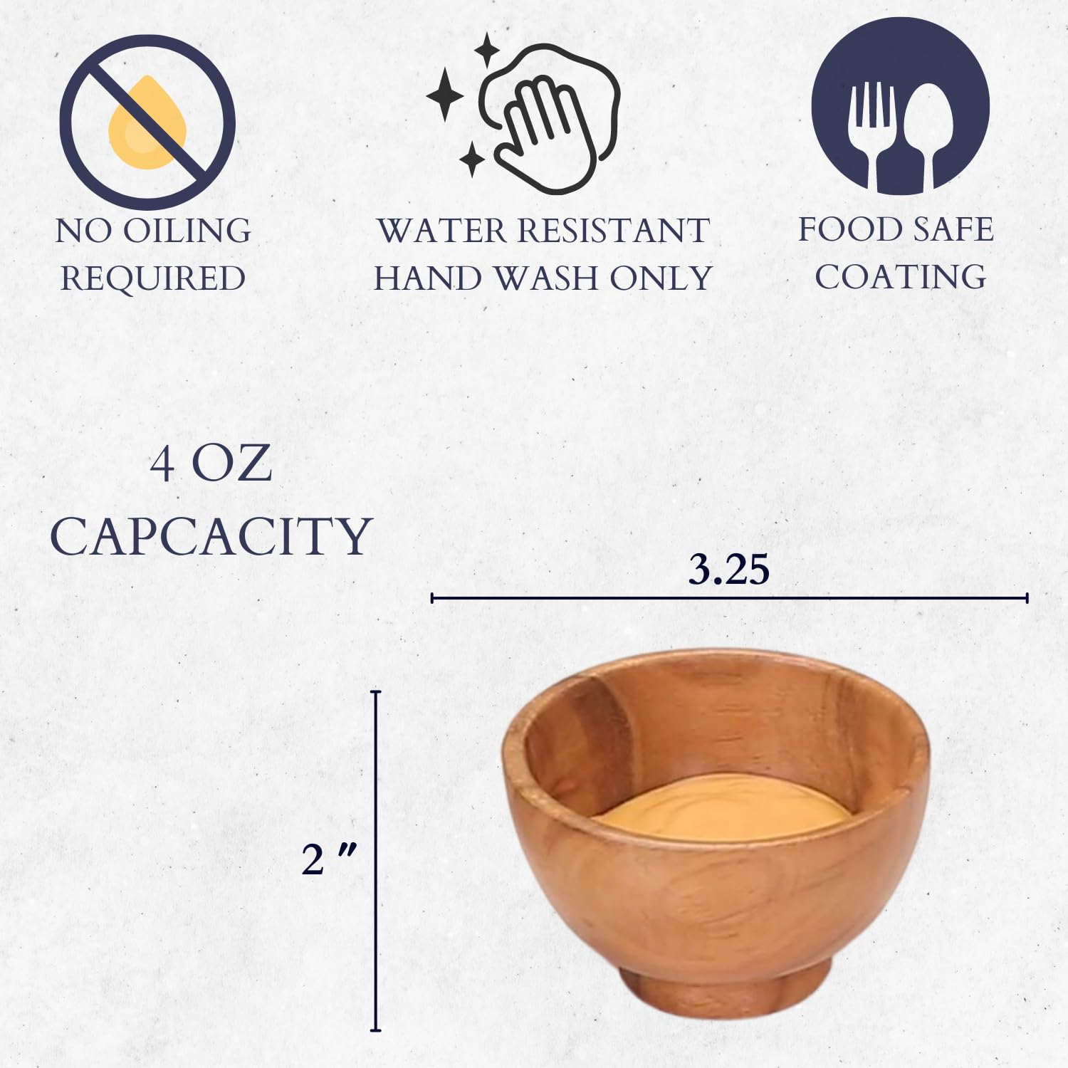 LAVAUX DESIGNS acacia bowls natural finish displayed on a wooden board