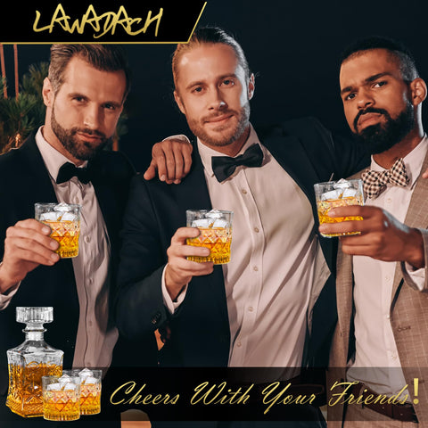 LAWADACH gift for men decanter set offers a thoughtful option for birthdays and holidays