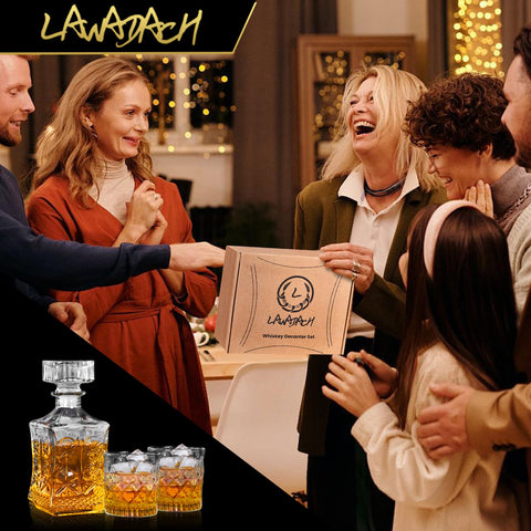 LAWADACH home bar decor display enhances ambiance with premium glassware