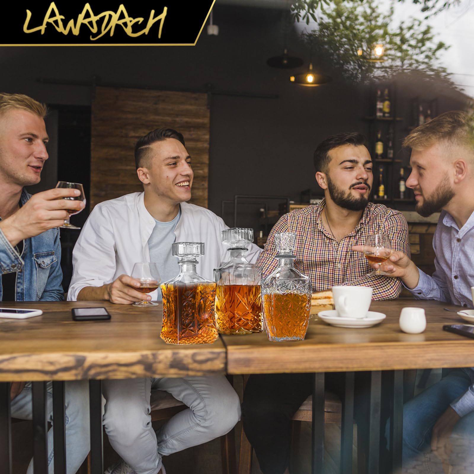 LAWADACH whiskey decanter packaging gift-ready presentation