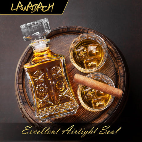 LAWADACH whiskey glasses pair with thick bases for comfortable sipping during toasts