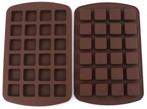 Lawei 13 x 8.3 inch silicone mold ensures uniform bite-sized portions.