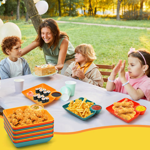 Lawei dishwasher-safe tray simplifies cleaning after meals.