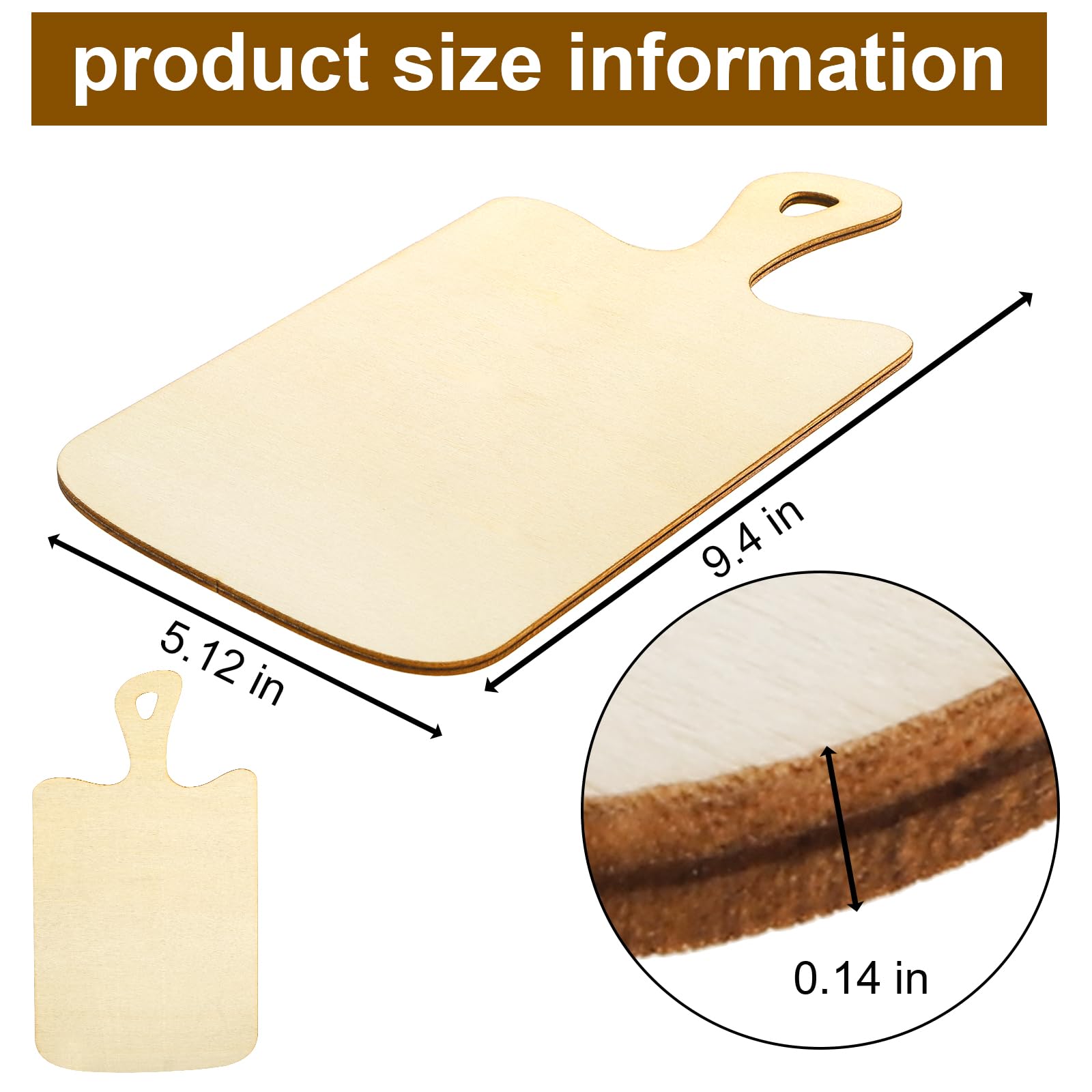 Lawei mini wood cutting boards stacked, unfinished wood ready for DIY customization