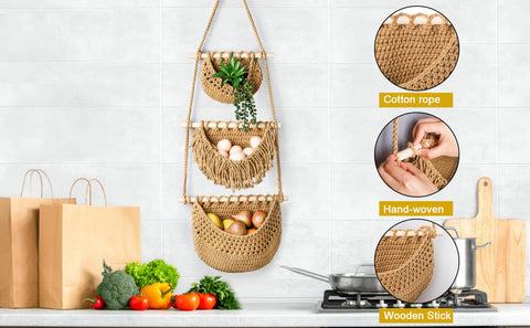 Lawei open handwoven design promotes airflow around fruits and vegetables