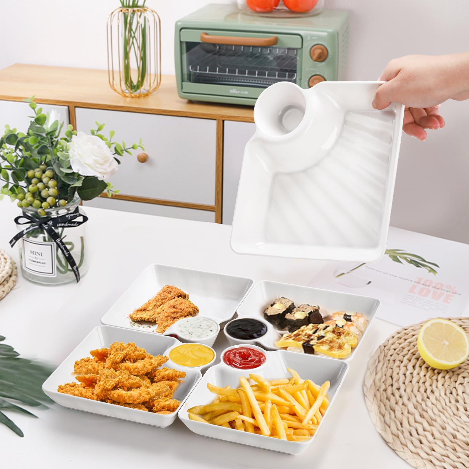 Lawei party serving dish complete elevates table presentation at gatherings.