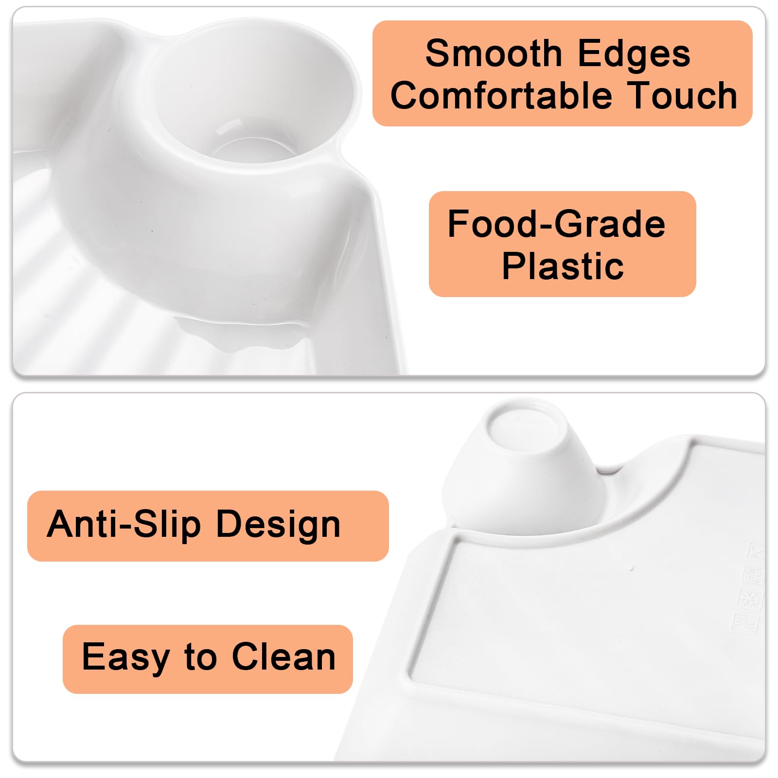 Lawei serving platter tray offers versatile presentation for chips and sushi.