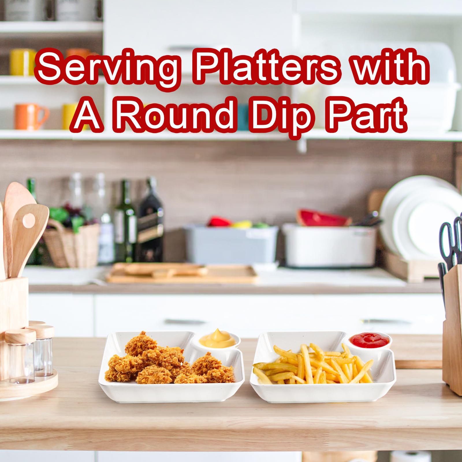 Lawei stackable snack dishes save cabinet space after events.