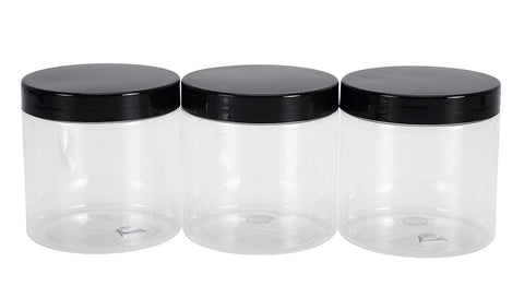 Lawei wide-mouth jar with 3.5 inch opening for easy dispensing.