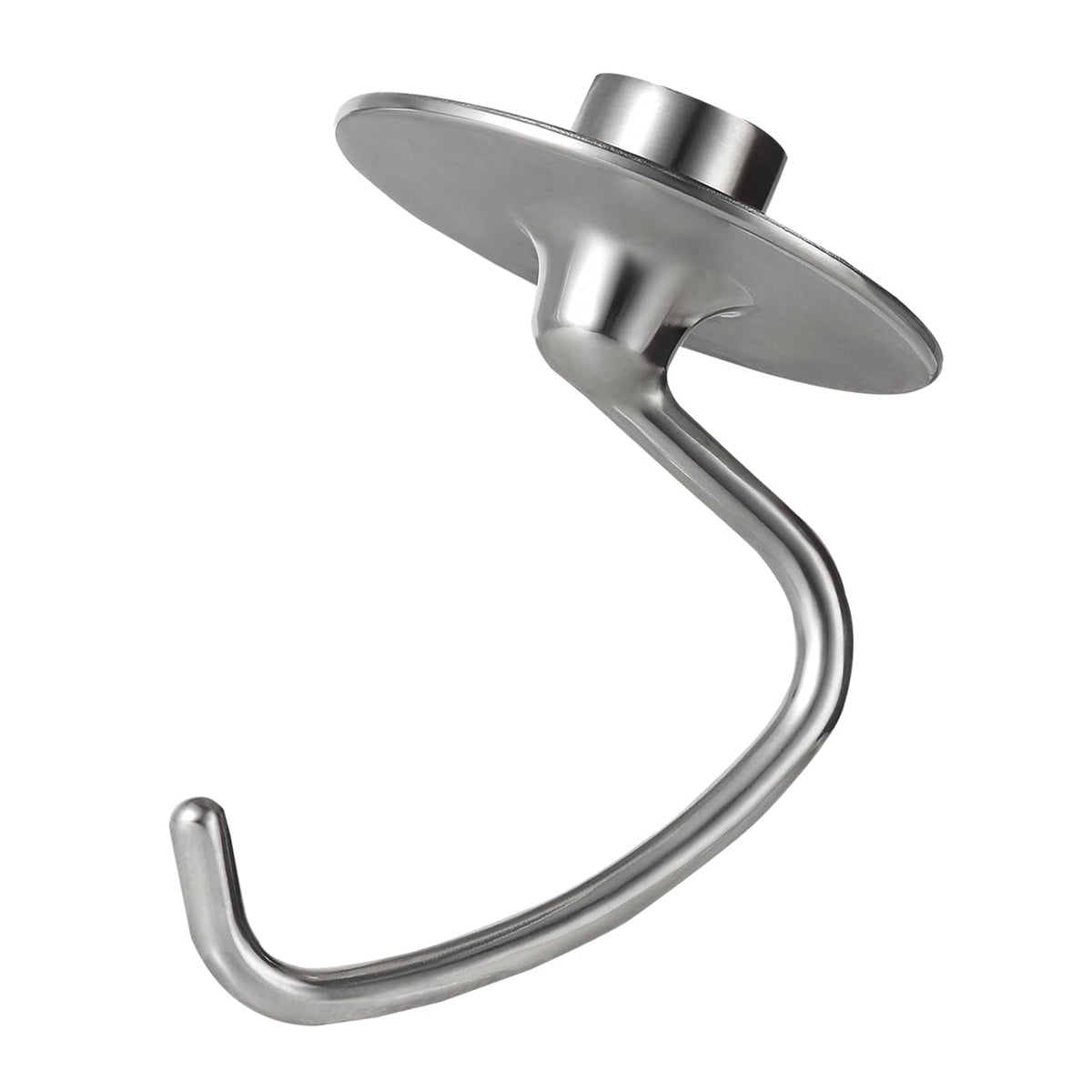 Lawenme dough hook attachment in stainless steel for KitchenAid, durable and rust-resistant.
