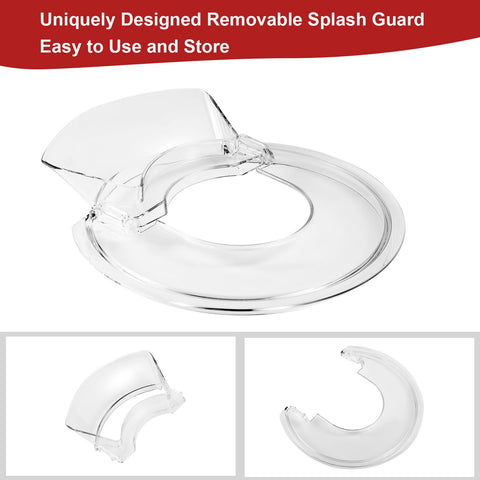 Lawenme heat-resistant shield endures high-speed mixing.