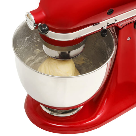 Lawenme K45DH dough hook in action kneads yeast dough with ease.