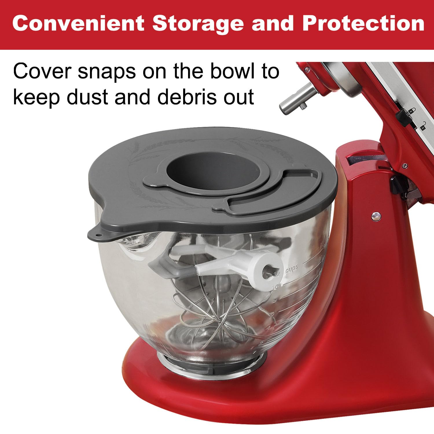 Lawenme built-in measuring bowl with 60ml to 180ml markings