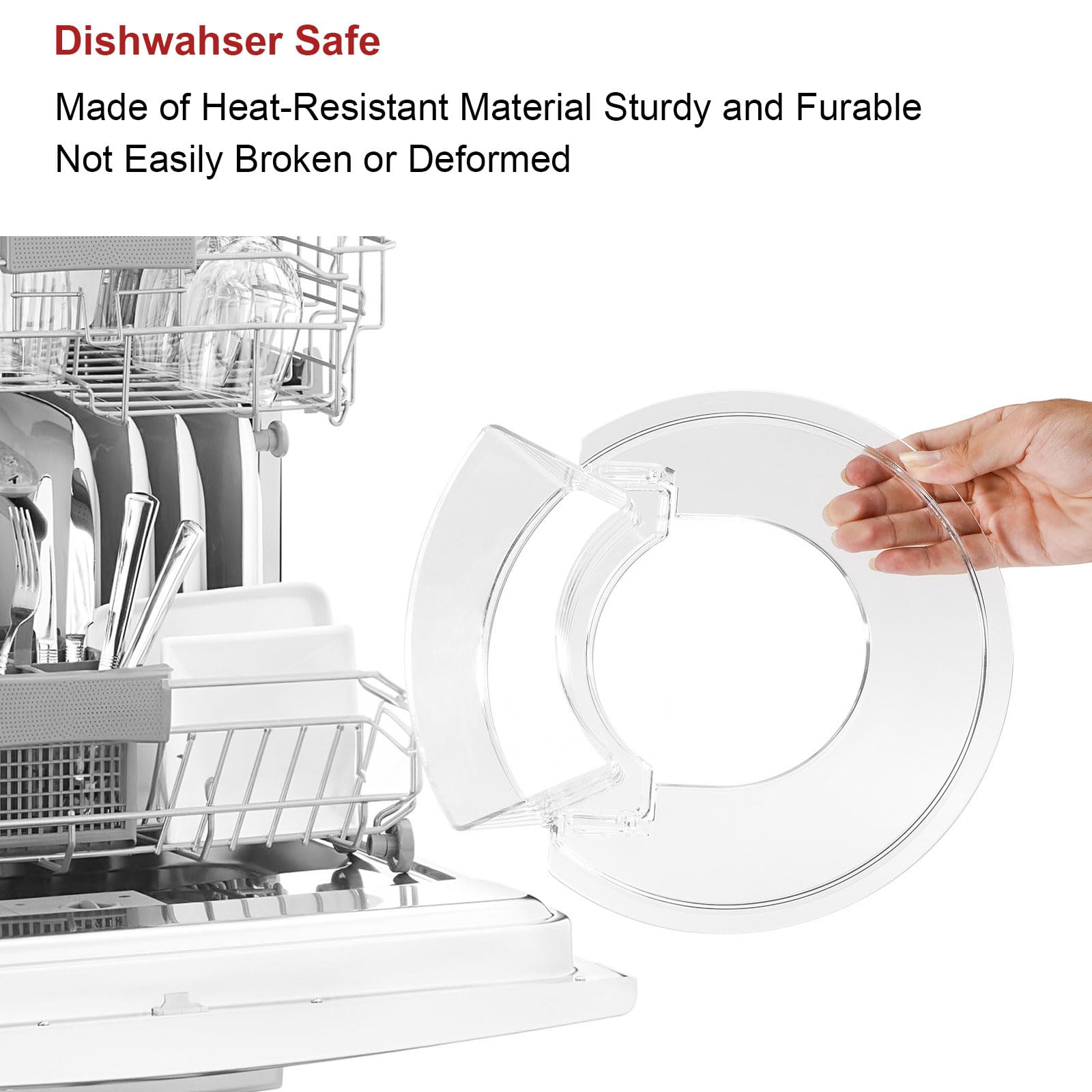 Dishwasher-safe and heat-resistant for easy cleanup after baking projects.