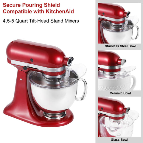 Lawenme removable pour spout for easy ingredient addition during mixing.