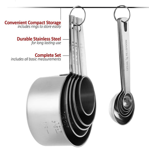 Laxinis World 1/2-tsp stainless steel spoon for precise seasoning.