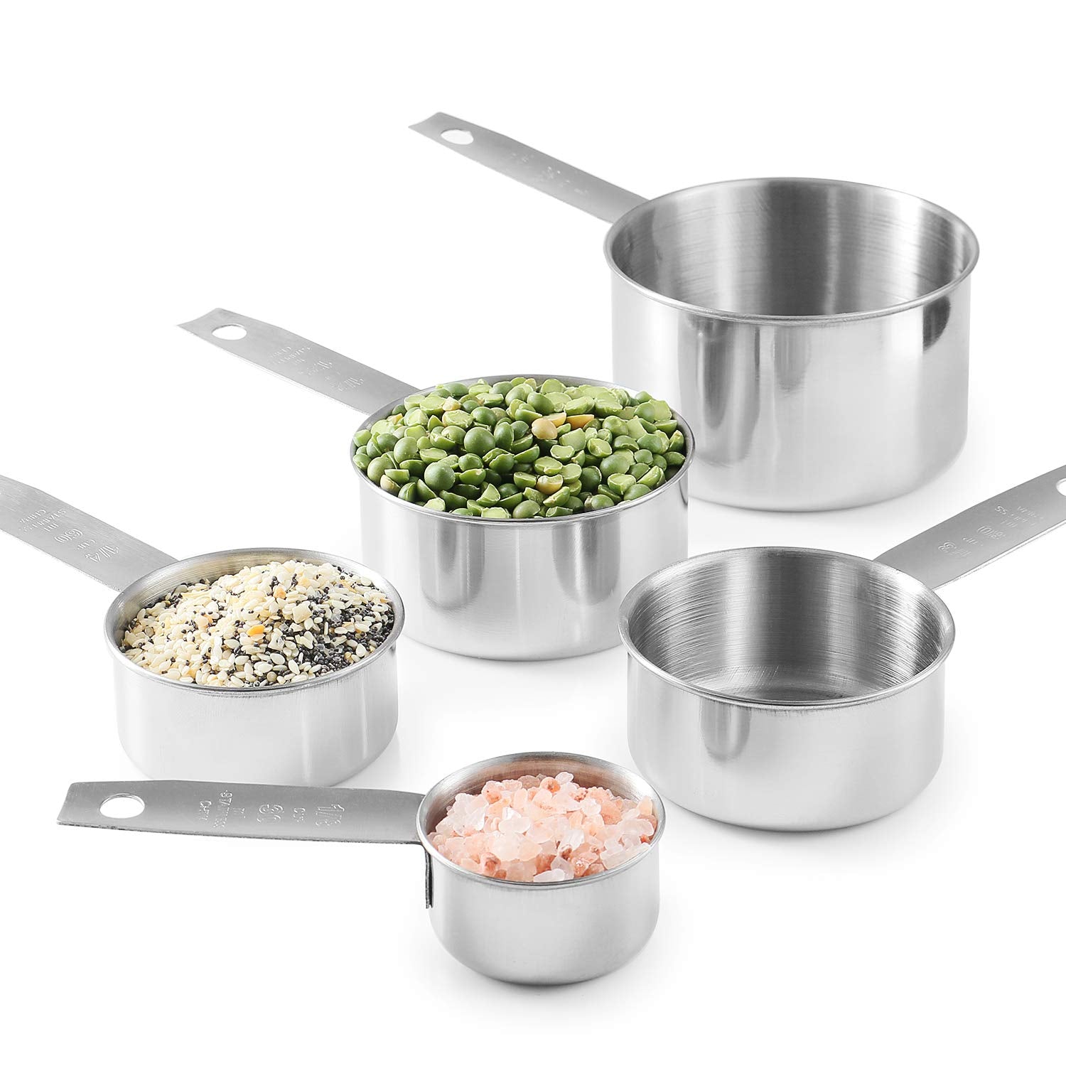 Laxinis World 1-tbsp stainless steel spoon with long grip for easy reach.