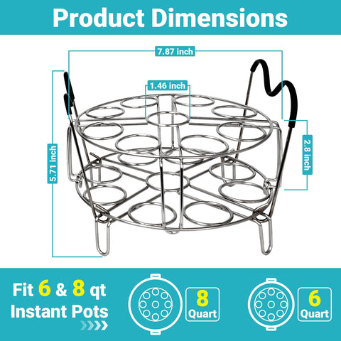 LayaVilla rack features heat-resistant handles for safe lifting.