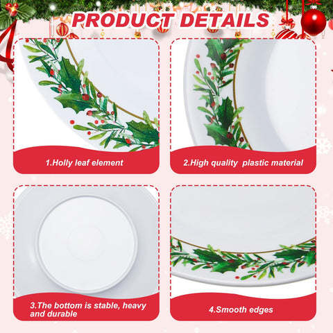 Layhit 8-inch melamine dinner plate ideal for casual gatherings and picnics