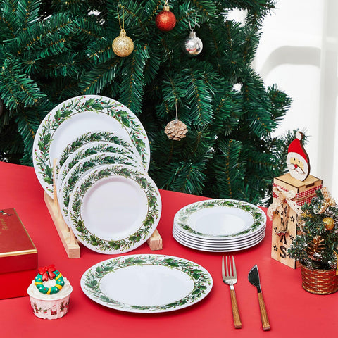 Layhit durable melamine plates resist chips, great for home, parties, and outdoor events
