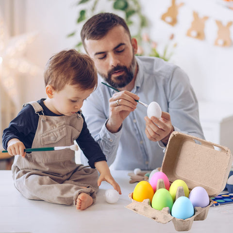 LayHyand recycled pulp egg carton with compact six-egg design.