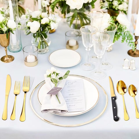 LayHyand ergonomic gold-handled utensils offer comfortable grip