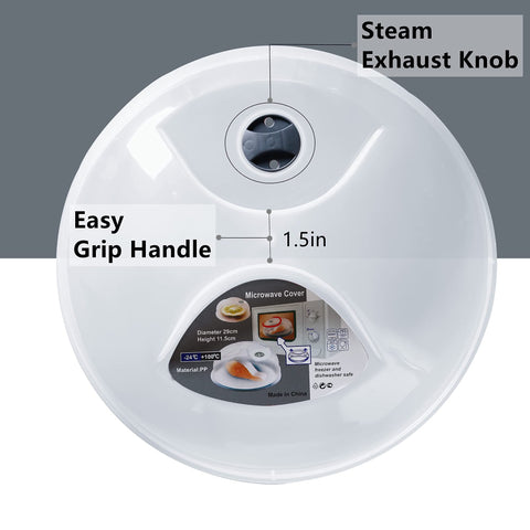 Layron perforated steam vents allow moisture to escape for even reheating