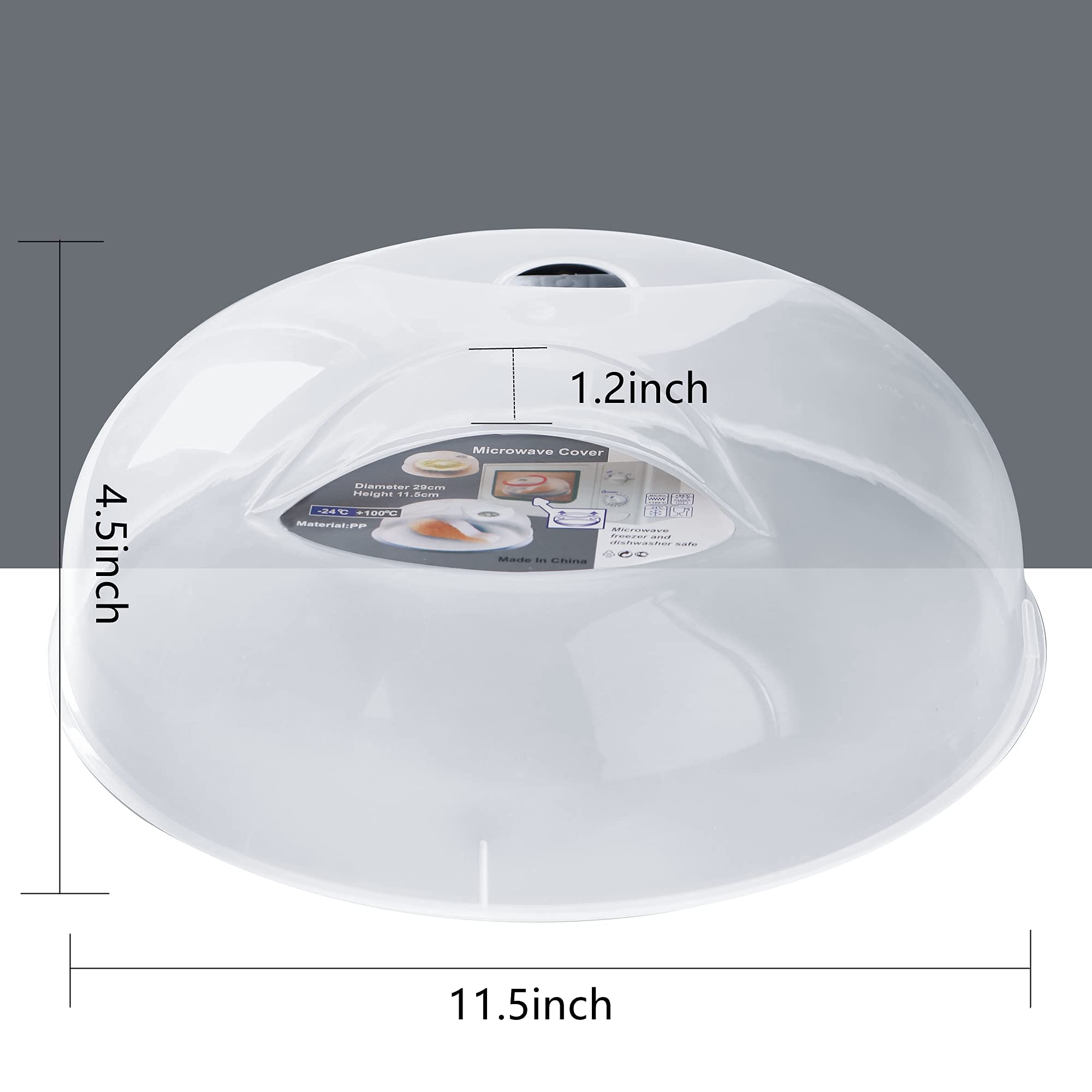 Layron sized at 11.5 by 11.5 inches fits most plates and bowls