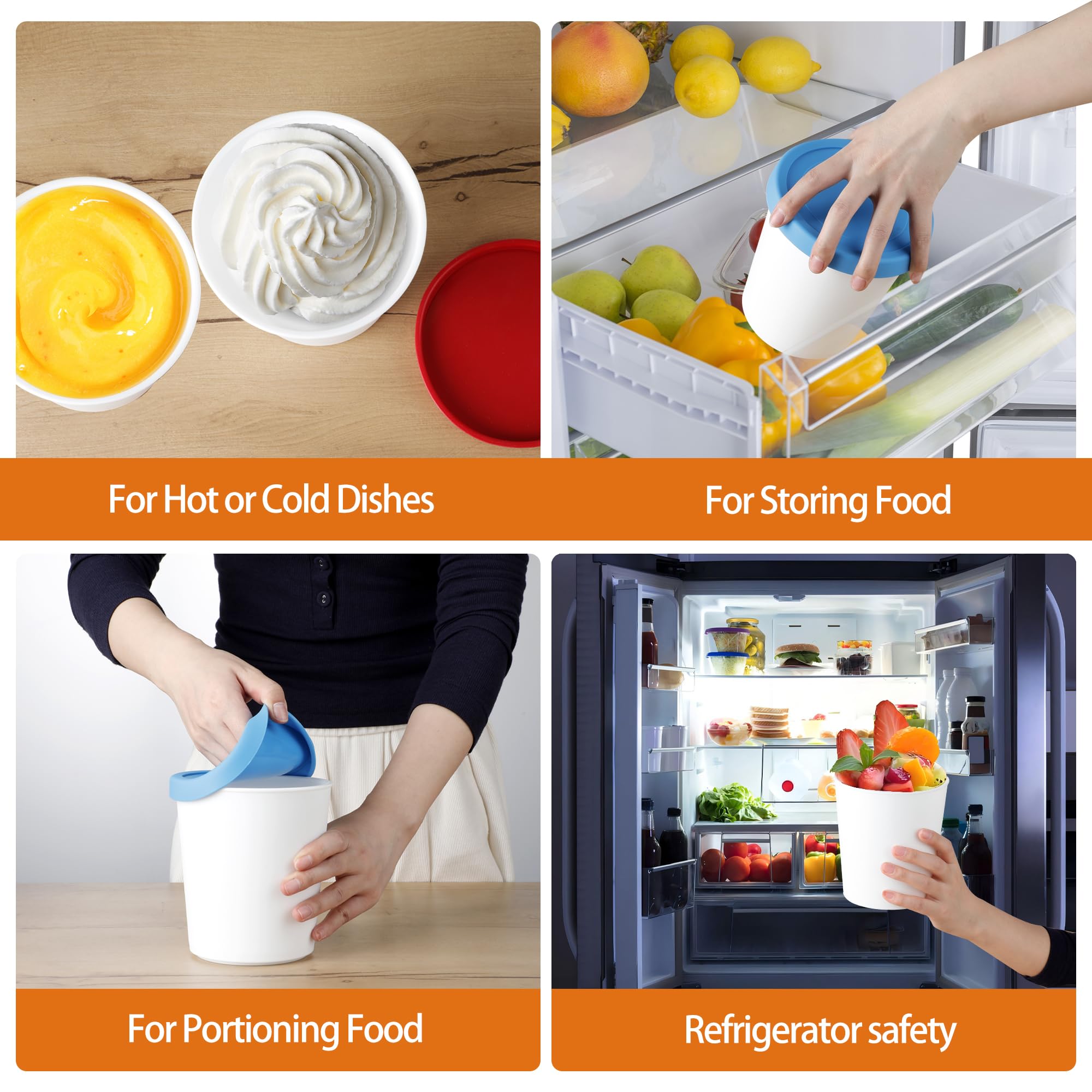 LayYun stackable freezer container helps organize frozen treats neatly.