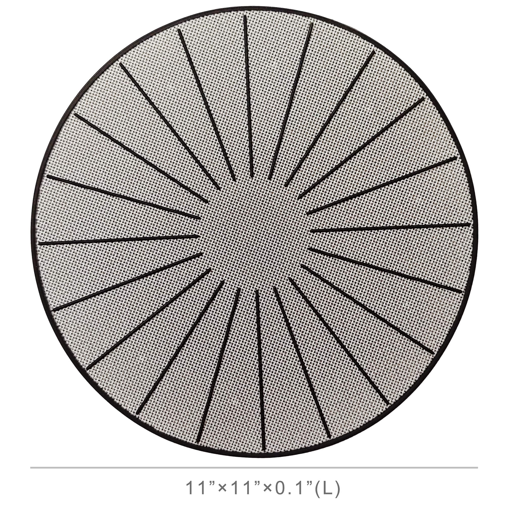 Lazy K induction cooktop mat shows compatibility with flat-base cookware