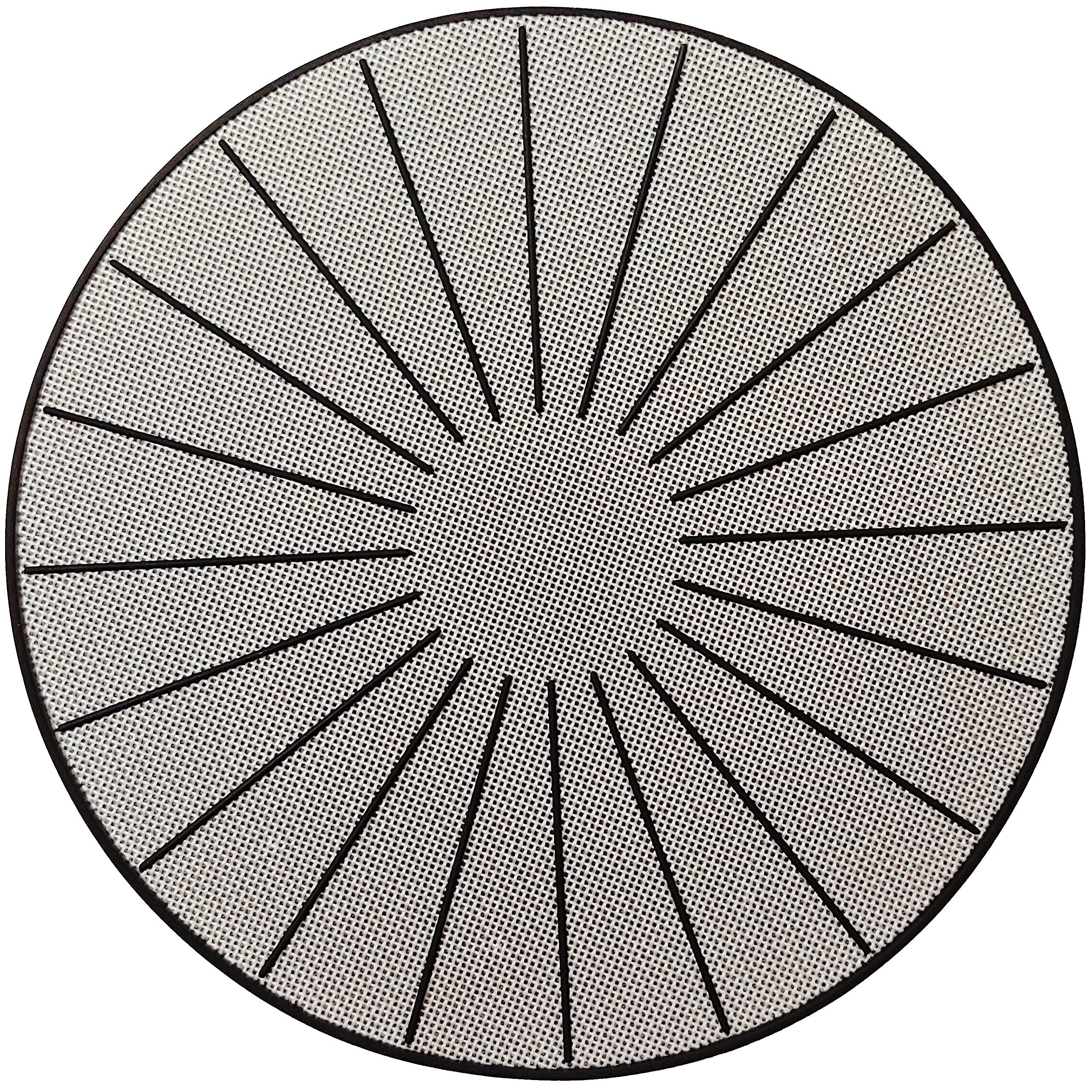 Lazy K induction cooktop mat front view protecting the stovetop