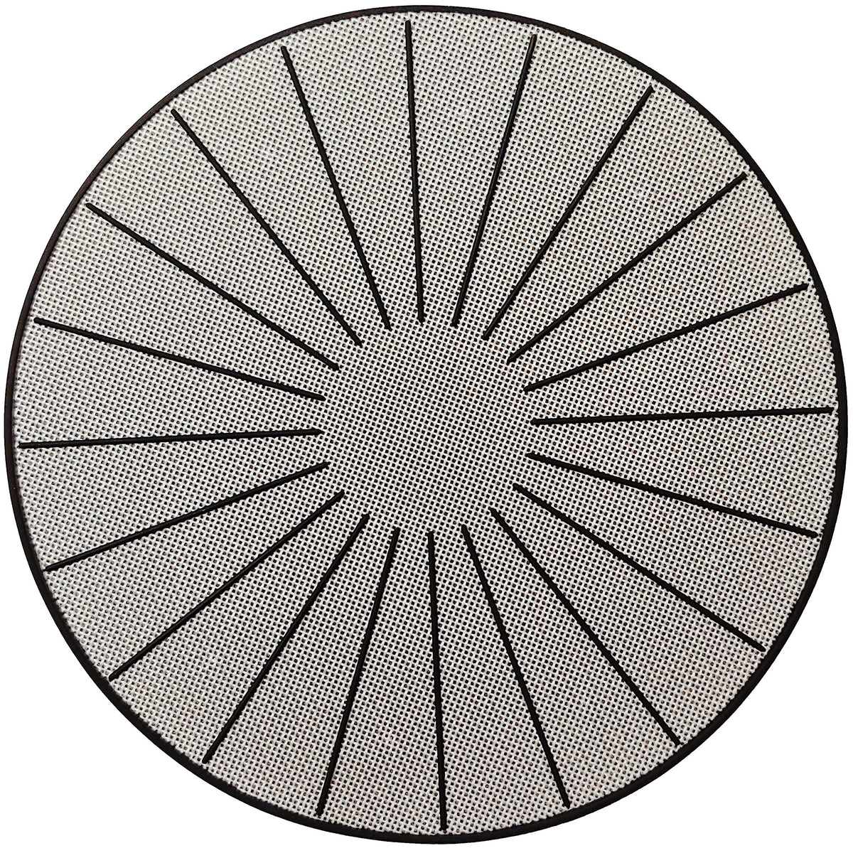 Lazy K induction cooktop mat front view protecting the stovetop