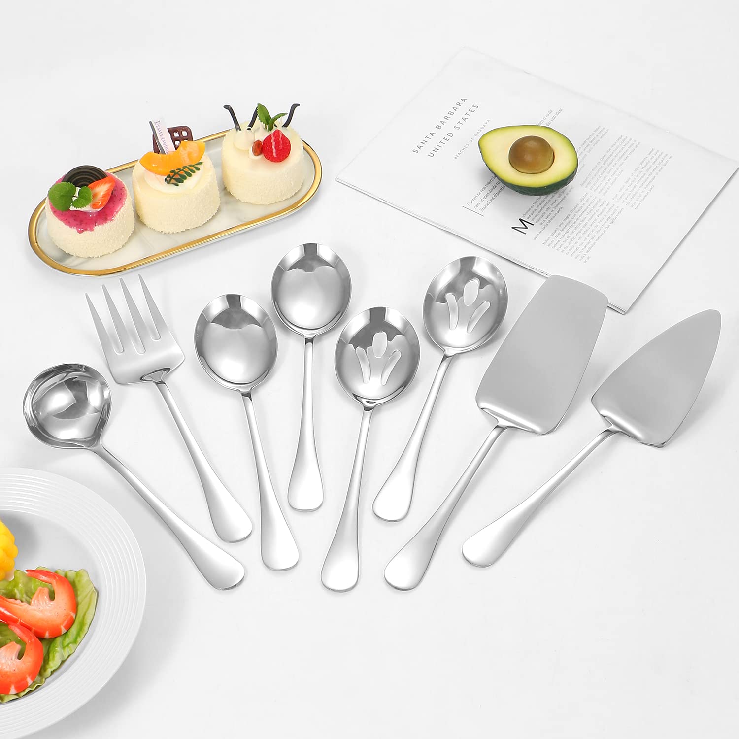 Lazycorner cake server for clean dessert transfers