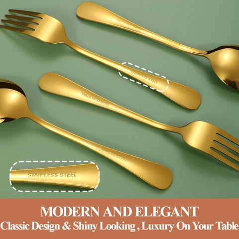 Comfortable-handling Lazycorner flatware with balanced weight for easy dining.