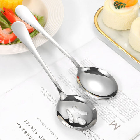 Lazycorner serving spoons pair perfect for everyday meals