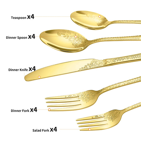 Lazycorner stainless steel cutlery with mirror finish, easy to clean after family dinners.